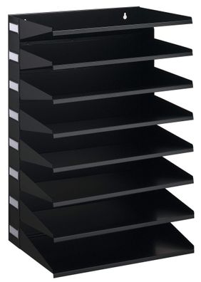 Durable Sortierreck 8tlg A4/ Folio sw aus Metall