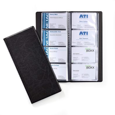 Durable Visitenkartenablage Album sw für 192 Karten
