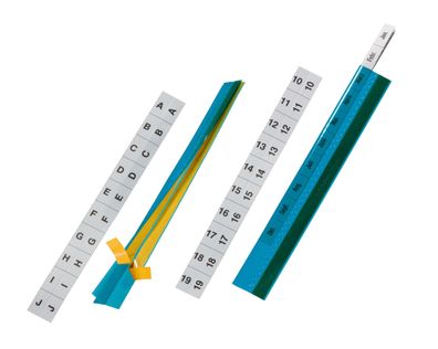 Durable Tabfix 200mm 2-zeilig bl 5St