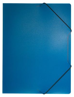 Durable Sammelmappe A4 PP Folie d. bl mit Gummizug über 2 Ecken