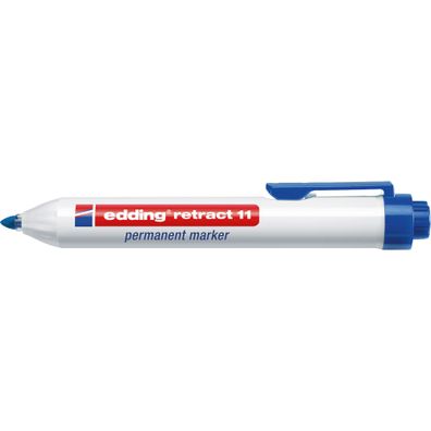 Edding Permanentmarker retract 11 blau