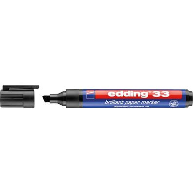 Edding Brillant-Papiermarker 33 schwarz