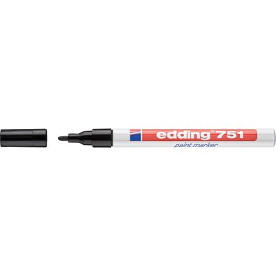 Edding Lackmarker 751 schwarz