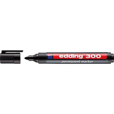 Edding Permanentmarker 300 schwarz