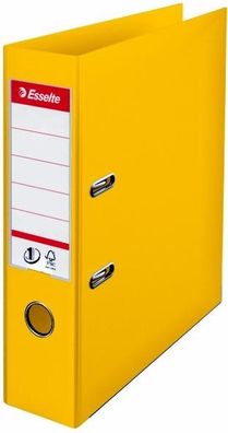 Esselte Ordner A4 75cm PP gelb Ordner 75cm Für 500Blatt Format A4 (