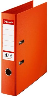 Esselte Ordner A4 7,5cm orange Ordner PlastikHebelmechnik Schlitzen