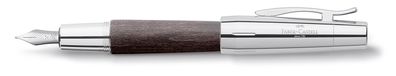 Faber Castell Füller e-motion Birnb/Chr schwarz Feder EF