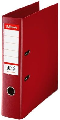 Esselte Ordner A4 7,5cm bordeaux Ordner PlastikHebelmechnik Schlitzen