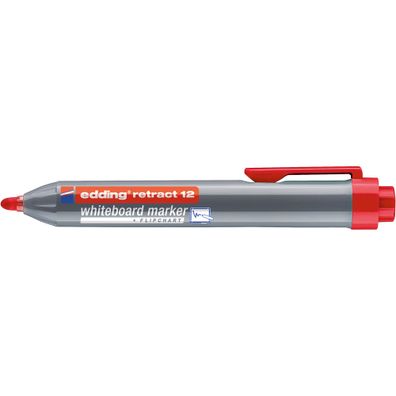 Edding Whiteboardmarker retract 12 rot