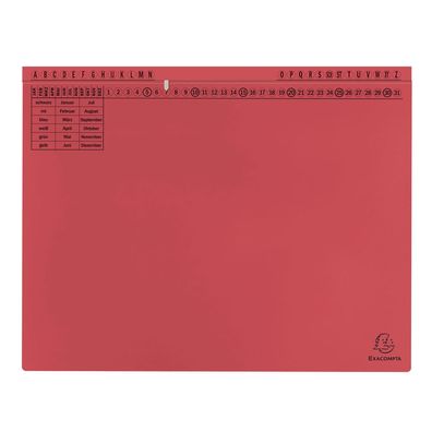 Exacompta Exaflex Hängehefter H-beids. 1 rot
