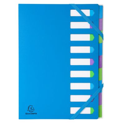 Exacompta Campus Neon Ordnungsmappe 9tlg blau