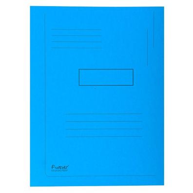 Exacompta Aktenmappe 2 Klap. Forever blau