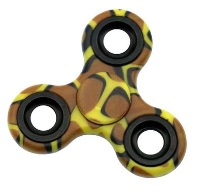 FidgetToy Fingerkreisel Camouflage 7 x 7 cm, 52 g, sortiert