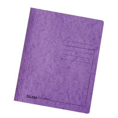 Falken Falken Schnellhefter A4 Karton violett beh.u. kfm. Heftung, 25 Stück