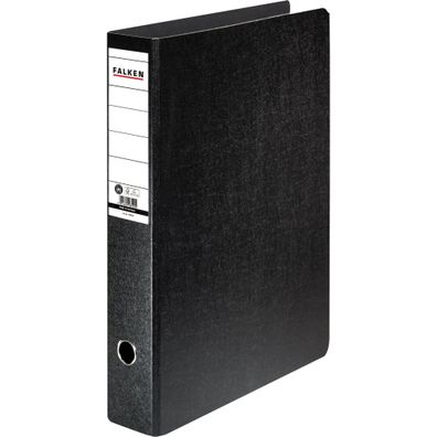 Falken Falken Ordner - A3 hoch, 80mm, Hartpappe, schwarz