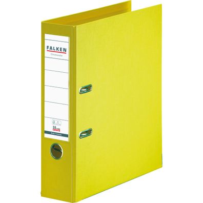Falken Falken Chromocolor-Voll-PP-Ordner A4, S80, mit Einsteckschild gelb