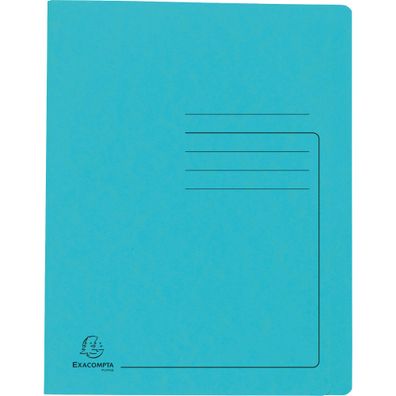 Exacompta Exacompta Schnellhefter - A4, 350 Blatt, Karton, 355 g/qm, türkis