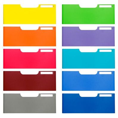 Exacompta Modulo 10 A4 J-Frontplat. Fb sort
