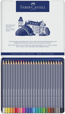 Faber Castell Aquarellstift Gofa 3,3mm 24er Metalletui