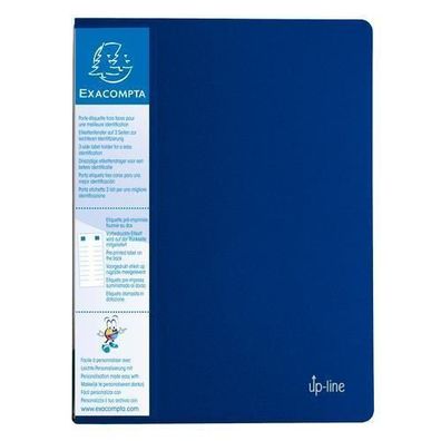 Exacompta Sichtmappe A4 40 Hüllen m RS blau