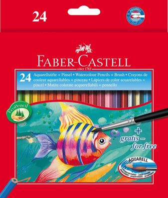 Faber Castell Aquarellstift Kinder Mine 2,8 mm 24er
