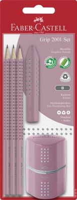 Faber Castell Bleistift Grip 2001 B rose shadows