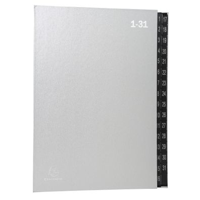 Exacompta Pultordner Ordonator 1-31 32tlg silber