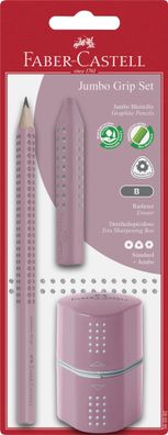 Faber Castell Bleistift Grip Jumbo B roseshadows Rad+Spitzer