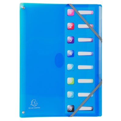 Exacompta Ordnungsmappe 8tlg Iderama PP sort