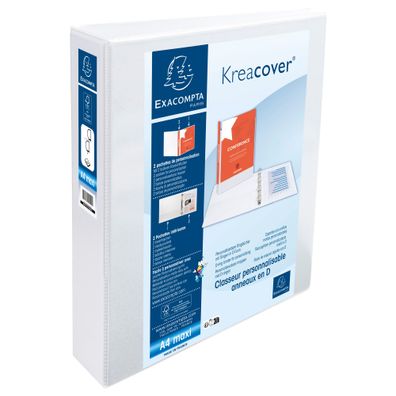 Exacompta Ringbuch personal. 2Tasch 2D R50mm weiss