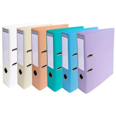 Exacompta Ordner A4 PVC 70mm pastel sort