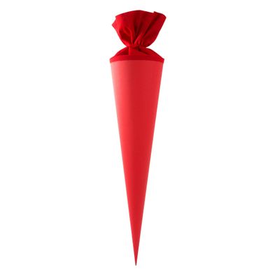 Goldbuch Bastelschultüte 70cm mit farbigem Filzverschluss rot