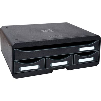 Exacompta Toolbox MINI 4 Schbl sw/schwarz glossy