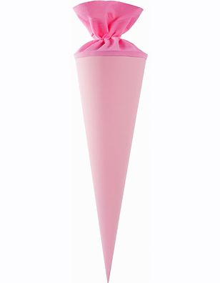 Goldbuch Bastelschultüte 50cm mit farbigem Filzverschluss rosa
