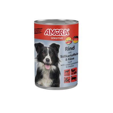 AMORA Dog Dose Sensitive Rind & Süßkartoffel 6 x 400g