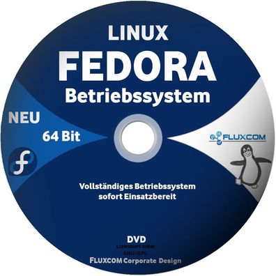 Fedora Linux 42 Live DVD, komplettes Betriebssystem 64 Bit