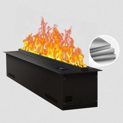Elektrokamin mit 3D Flammeneffekt Wasserdampf kamin ohne heizung mit Fernbedienung