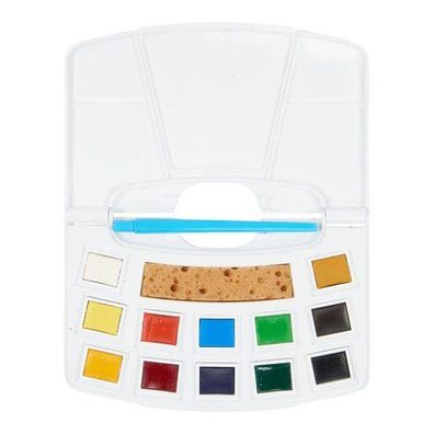 Talens Art Creation Aquarellfarben Pocketbox mit 12 Näpfchen
