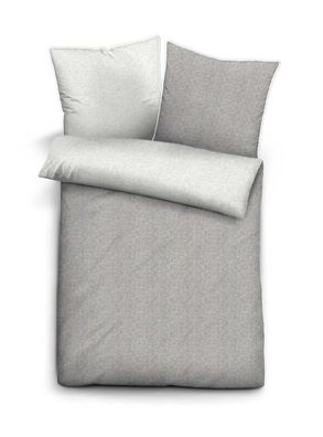 biberna Melange-Flanell Bettwäsche Melange UNI