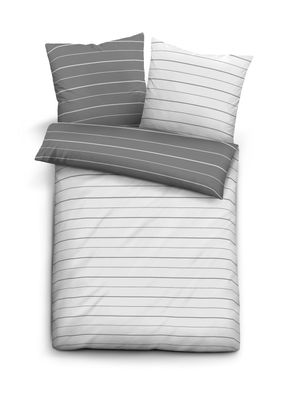 biberna Mako-Satin Bettwäsche Streifen - MIX & MATCH BEZUG
