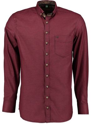 OS Trachten Trachtenhemd Finn rot