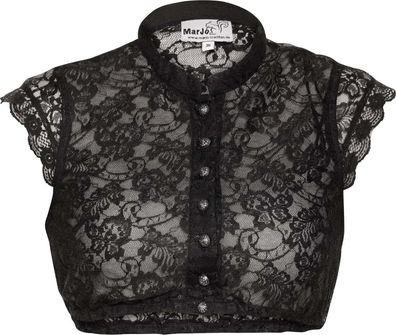 MarJo Dirndlbluse Delrose-Eva schwarz