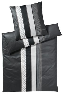 JOOP! Bettwäsche Cornflower Stripes deep Stone 80/80 135/200 cm