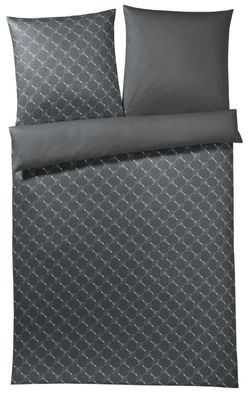 JOOP! Bettwäsche Cornflower Gradiant graphit 80/80 135/200 cm