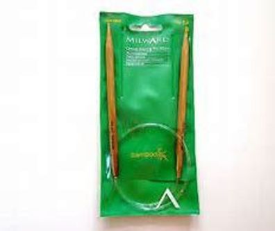 Rundstricknadel aus Bambus; Seillänge: 60cm