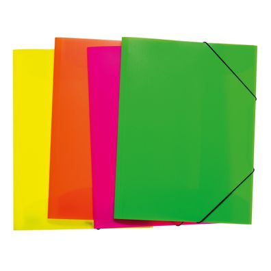 Herma Sammelmappe Eckspanner PP A3 Neon 12er-Sortierung