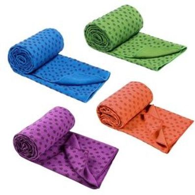 Yoga Handtuch Yogadecke, Rutschfest, Schnelltrocknend 180x60cm, XXL Decke für Sport