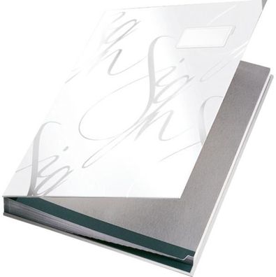 LEITZ Pultordner Design weiß mit 3 Sichtlöchern hohes Füllvermögen d