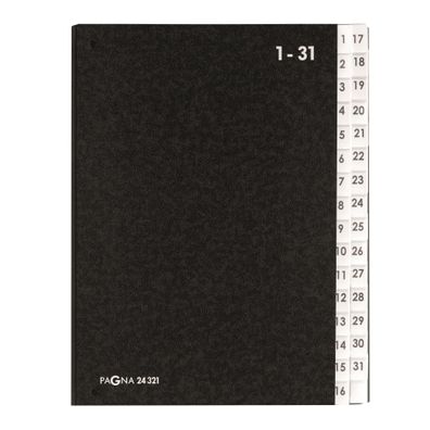 Pagna Pultordner Classic 32 Fächer 1-31 schwarz