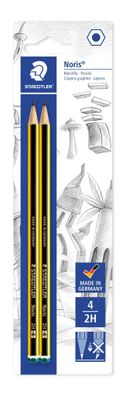 Staedtler Bleistift Noris 2H x2 BK 100% PEFC